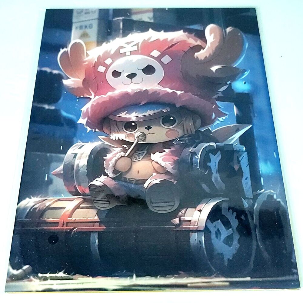 Chibi Zoro Chopper Baby One Piece Double-sided #091 Art A4 8" x 11" Waifu Card